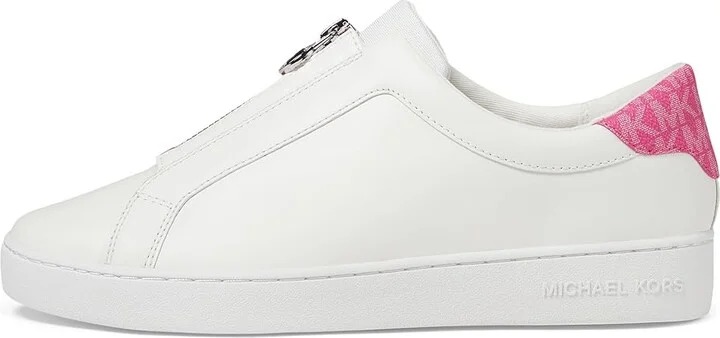 MICHAEL Michael Kors Keaton Zip Slip On Women's Shoes Cerise : 7.5 M, Leather - Image 6