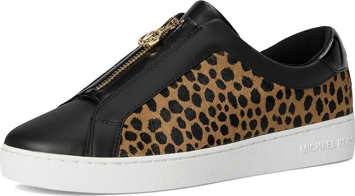 MICHAEL Michael Kors Keaton Zip Slip On Women's Shoes Husk : 6.5 M, Leather - Image 5