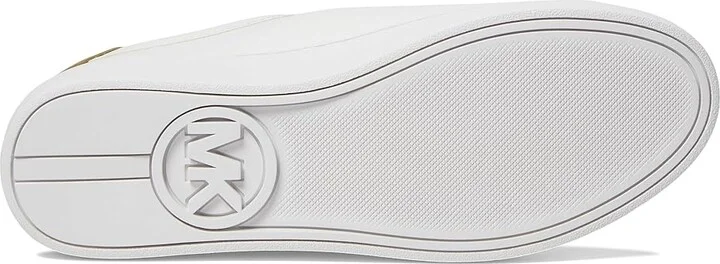 MICHAEL Michael Kors Keaton Zip Slip On Women's Shoes Pale Gold : 6 M, Leather - Image 3
