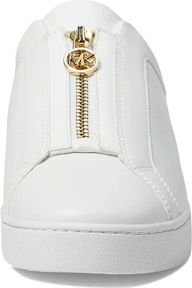 MICHAEL Michael Kors Keaton Zip Slip On Women's Shoes Pale Gold : 6 M, Leather - Image 5