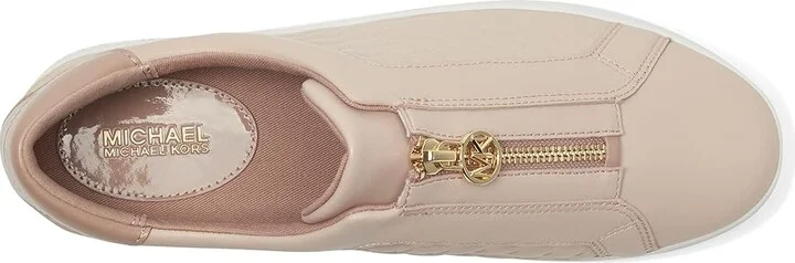 MICHAEL Michael Kors Keaton Zip Slip On Women's Shoes Soft Pink : 10 M, Leather - Image 2