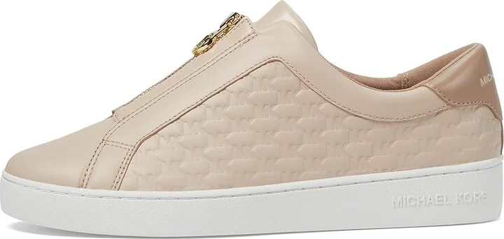 MICHAEL Michael Kors Keaton Zip Slip On Women's Shoes Soft Pink : 10 M, Leather - Image 6