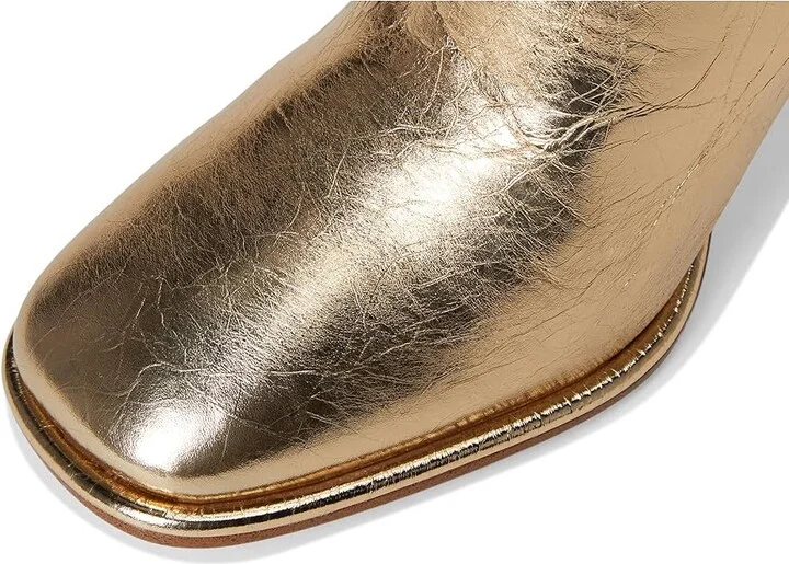 MICHAEL Michael Kors Kelsea Bootie Women's Boots Pale Gold : 7.5 M, Leather/Rubber - Image 2