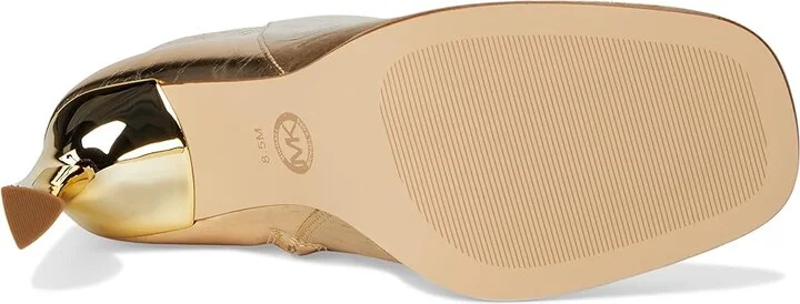 MICHAEL Michael Kors Kelsea Bootie Women's Boots Pale Gold : 7.5 M, Leather/Rubber - Image 3