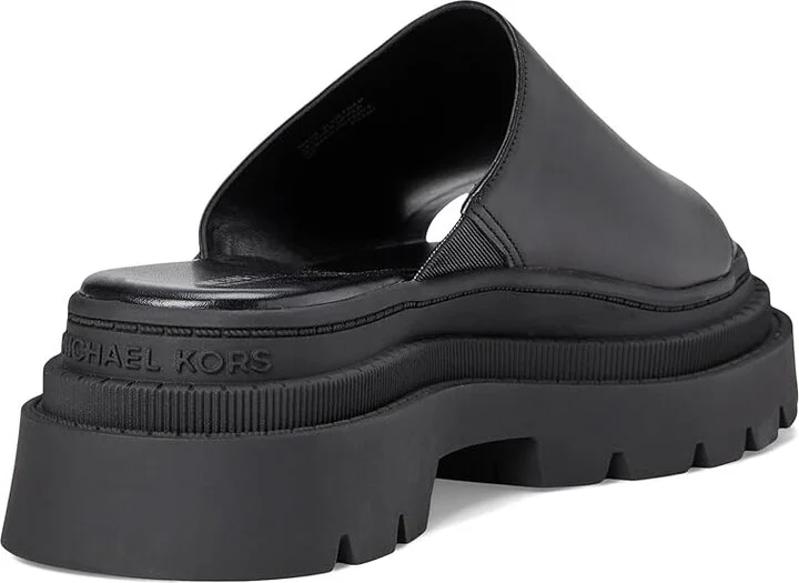 MICHAEL Michael Kors Kendra Slide Women's Sandals Black : 7.5 M, Leather - Image 4