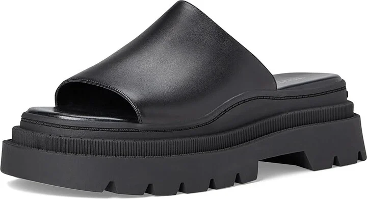 MICHAEL Michael Kors Kendra Slide Women's Sandals Black : 7.5 M, Leather - Image 5