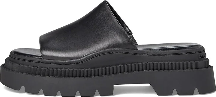 MICHAEL Michael Kors Kendra Slide Women's Sandals Black : 7.5 M, Leather - Image 6