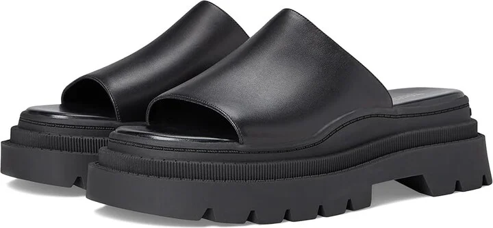 MICHAEL Michael Kors Kendra Slide Women's Sandals Black : 7.5 M, Leather