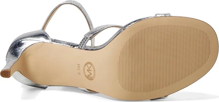 MICHAEL Michael Kors Koda Sandal Women's Shoes Silver : 7 M, Synthetic/Textile - Image 3