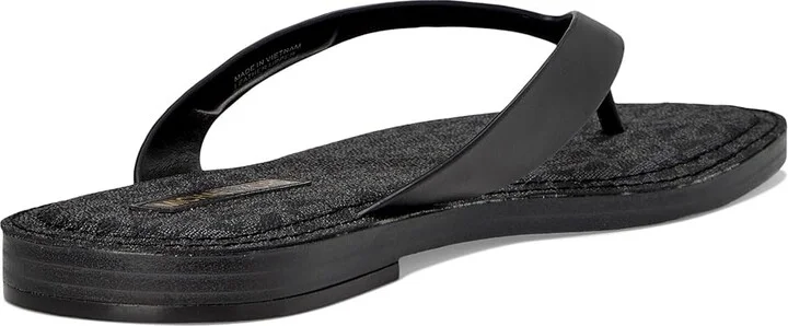 MICHAEL Michael Kors Koko Flip Flop Women's Wedge Shoes Black : 7.5 M, Leather - Image 4