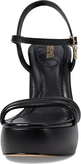 MICHAEL Michael Kors Laci Platform Sandal Women's Shoes Black : 10 M, Leather - Image 2