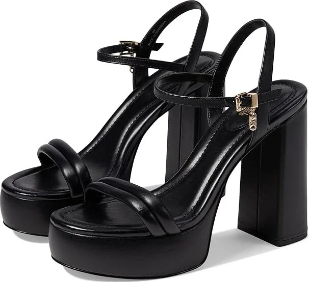MICHAEL Michael Kors Laci Platform Sandal Women's Shoes Black : 10 M, Leather