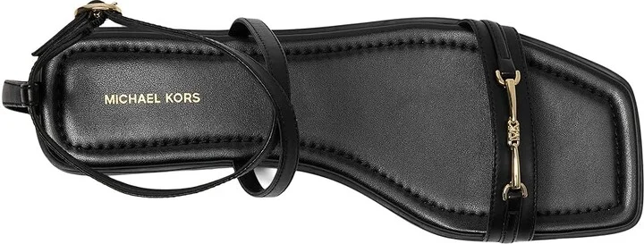 MICHAEL Michael Kors Lena Flat Sandal Women's Sandals Black : 9 M - Image 2