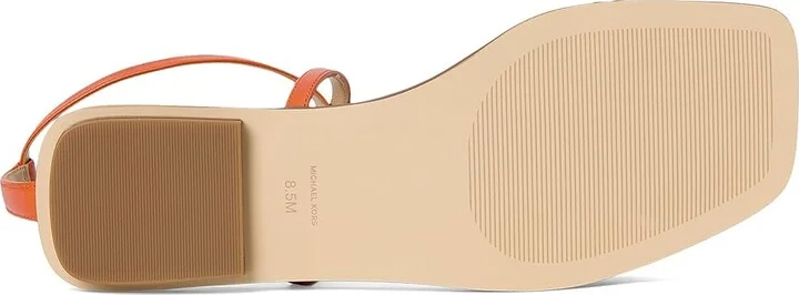 MICHAEL Michael Kors Lena Flat Sandal Women's Sandals Orange Punch : 9 M - Image 3