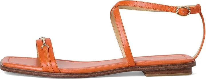 MICHAEL Michael Kors Lena Flat Sandal Women's Sandals Orange Punch : 9 M - Image 6