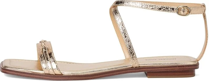MICHAEL Michael Kors Lena Flat Sandal Women's Sandals Pale Gold : 9 M - Image 6