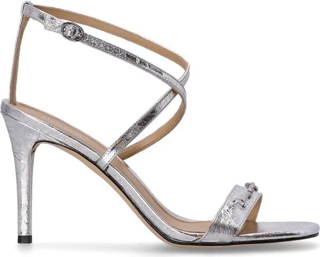 Michael Michael Kors Lena Metallic Effect Sandals