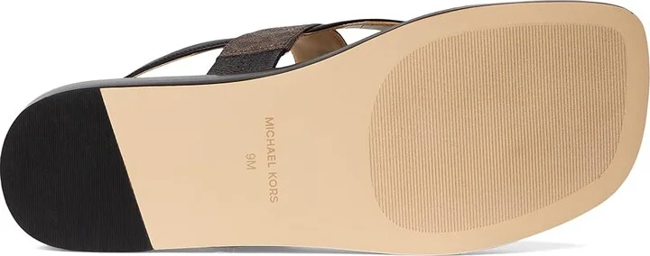 MICHAEL Michael Kors Lena Sandal Women's Sandals Black/Brown : 10 M, Synthetic - Image 3