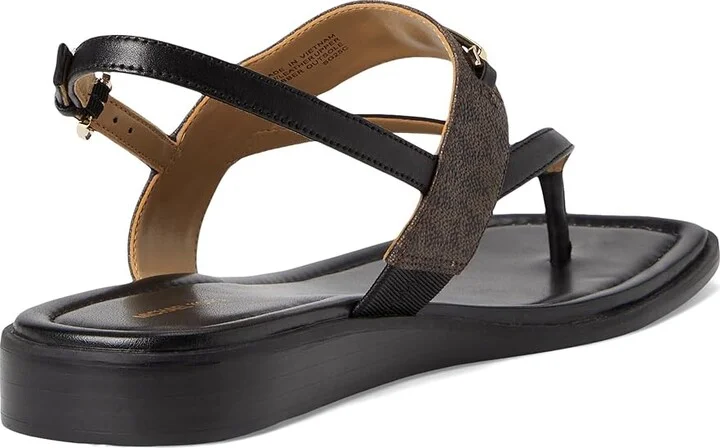 MICHAEL Michael Kors Lena Sandal Women's Sandals Black/Brown : 10 M, Synthetic - Image 4