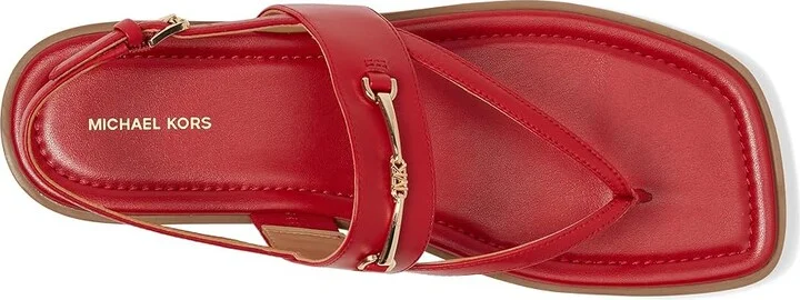 MICHAEL Michael Kors Lena Sandal Women's Sandals Crimson : 9 M, Synthetic - Image 2