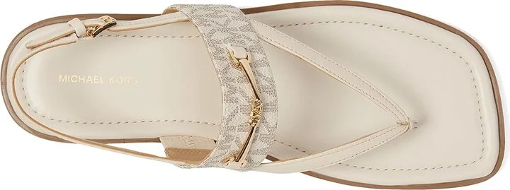 MICHAEL Michael Kors Lena Sandal Women's Sandals Vanilla/Cream : 6 M, Synthetic - Image 2