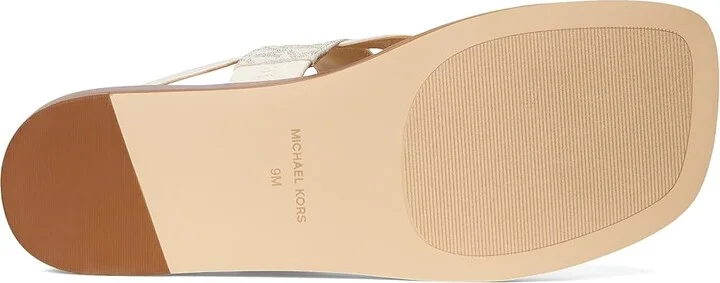 MICHAEL Michael Kors Lena Sandal Women's Sandals Vanilla/Cream : 6 M, Synthetic - Image 3
