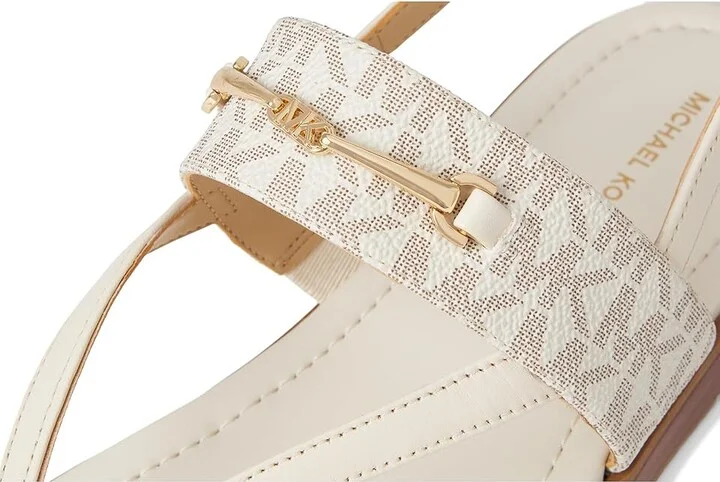 MICHAEL Michael Kors Lena Sandal Women's Sandals Vanilla/Cream : 6 M, Synthetic - Image 7