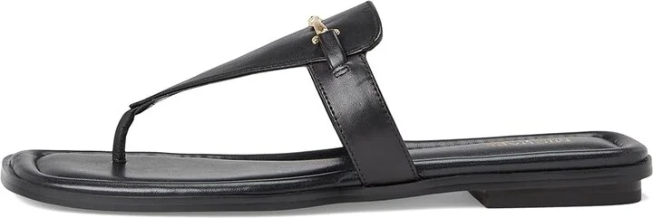 MICHAEL Michael Kors Lena Thong Women's Sandals Black : 9.5 M, Leather - Image 6