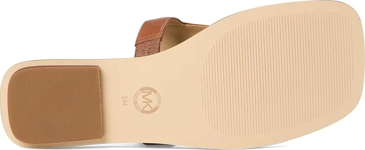MICHAEL Michael Kors Lena Thong Women's Sandals Luggage : 7 M, Leather - Image 3