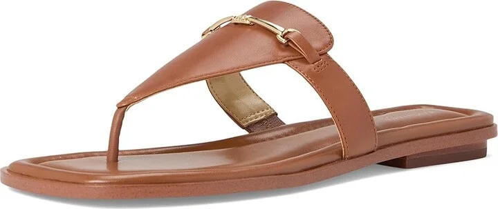 MICHAEL Michael Kors Lena Thong Women's Sandals Luggage : 7 M, Leather - Image 5