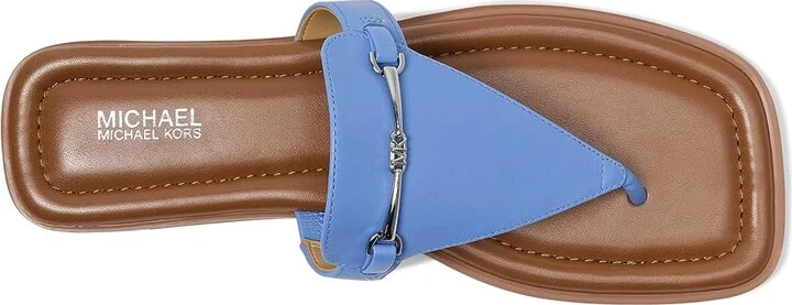 MICHAEL Michael Kors Lena Thong Women's Sandals South Pacific : 8 M, Leather - Image 2