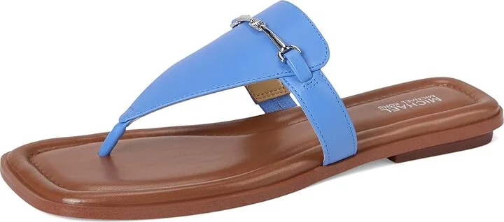 MICHAEL Michael Kors Lena Thong Women's Sandals South Pacific : 8 M, Leather - Image 5