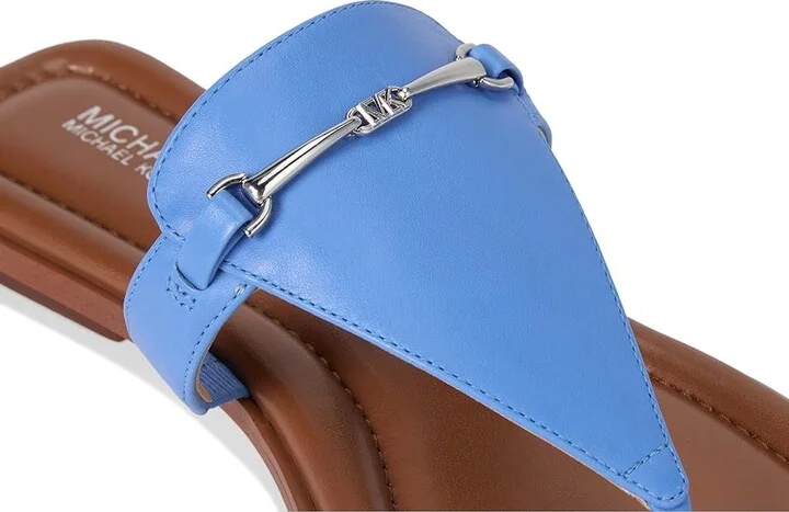 MICHAEL Michael Kors Lena Thong Women's Sandals South Pacific : 8 M, Leather - Image 7
