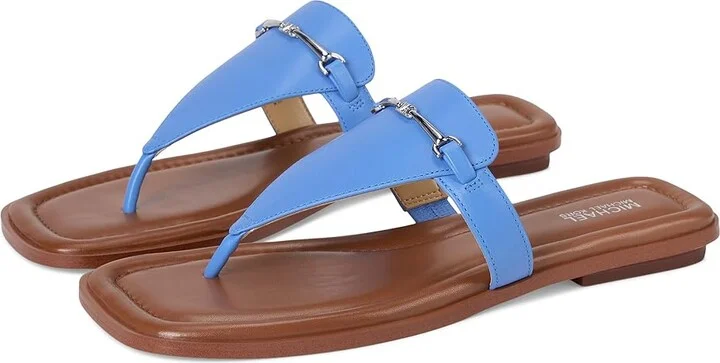 MICHAEL Michael Kors Lena Thong Women's Sandals South Pacific : 8 M, Leather