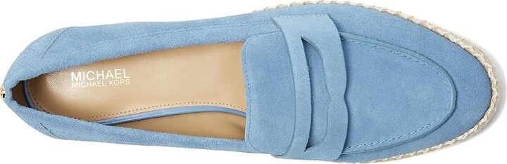 MICHAEL Michael Kors Lennon Espadrille Women's Shoes French Blue : 7 M, Leather - Image 2