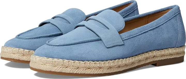 MICHAEL Michael Kors Lennon Espadrille Women's Shoes French Blue : 7 M, Leather