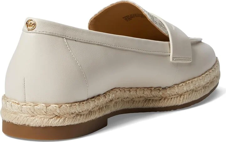 MICHAEL Michael Kors Lennon Espadrille Women's Shoes Vanilla : 7 M, Leather - Image 4