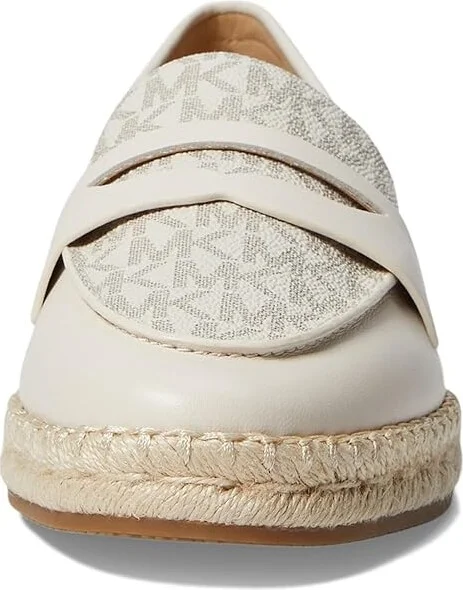 MICHAEL Michael Kors Lennon Espadrille Women's Shoes Vanilla : 7 M, Leather - Image 5