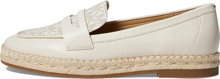 MICHAEL Michael Kors Lennon Espadrille Women's Shoes Vanilla : 7 M, Leather - Image 6