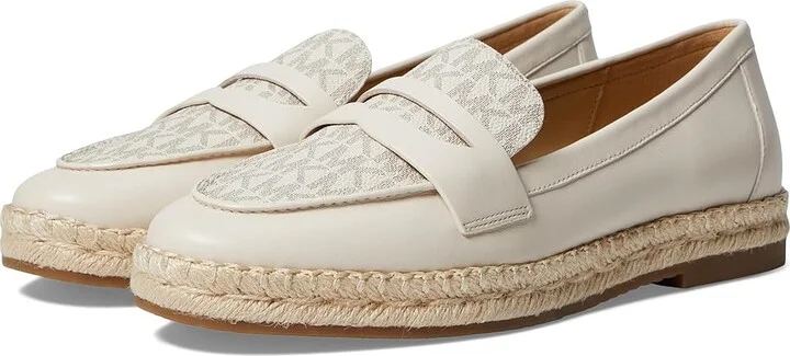 MICHAEL Michael Kors Lennon Espadrille Women's Shoes Vanilla : 7 M, Leather