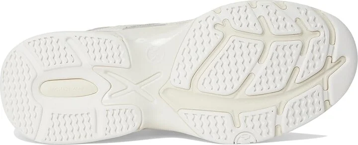 MICHAEL Michael Kors Leo Trainer Women's Shoes Light Cream : 10 M, Synthetic - Image 3
