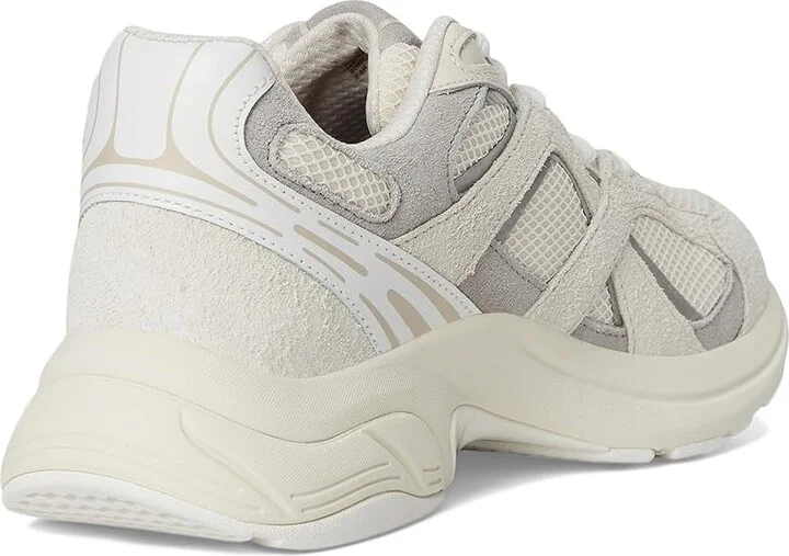 MICHAEL Michael Kors Leo Trainer Women's Shoes Light Cream : 10 M, Synthetic - Image 4