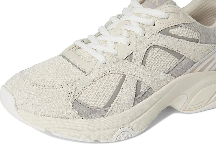 MICHAEL Michael Kors Leo Trainer Women's Shoes Light Cream : 10 M, Synthetic - Image 7