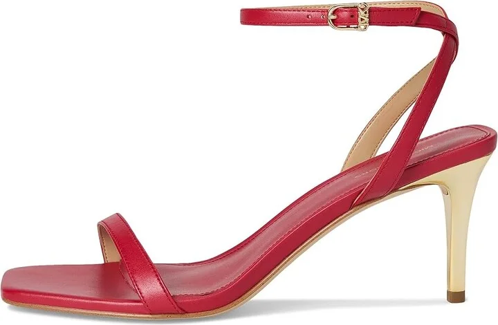 MICHAEL Michael Kors Liana Mid Sandal Women's Sandals Crimson : 5.5 M, Leather - Image 6