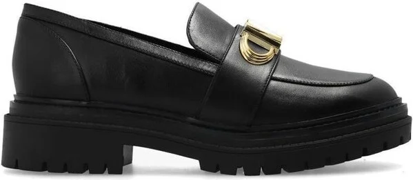 Michael Michael Kors Logo Plaque Slip-On Loafers