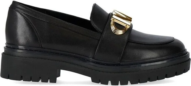Michael Michael Kors Logo Plaque Slip-On Loafers