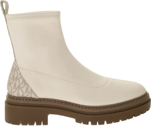 Michael Michael Kors Logo Printed Chunky Ankle Boots