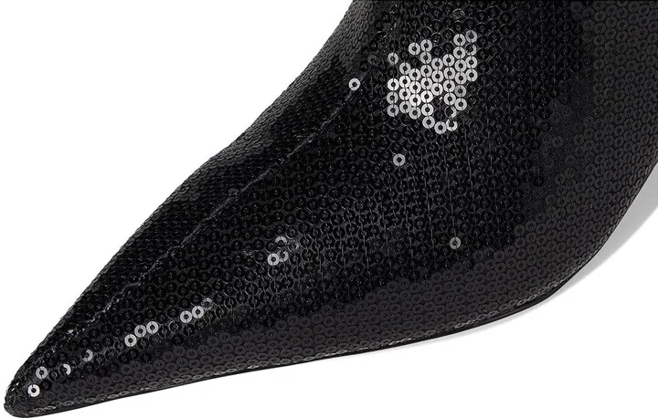 MICHAEL Michael Kors Luna Bootie Women's Boots Black 1 : 8 M, Leather/Rubber - Image 2