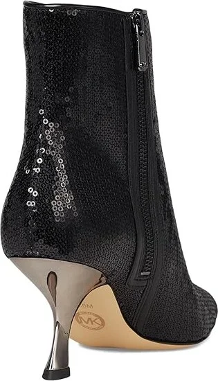 MICHAEL Michael Kors Luna Bootie Women's Boots Black 1 : 8 M, Leather/Rubber - Image 4