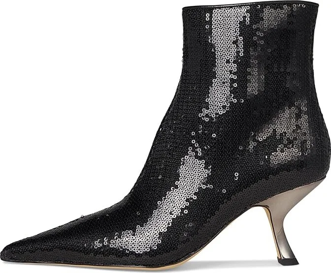 MICHAEL Michael Kors Luna Bootie Women's Boots Black 1 : 8 M, Leather/Rubber - Image 6